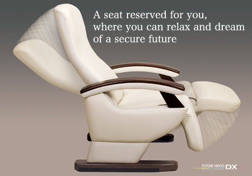 A seat reserved for you, where you can relax and dream of a secure future